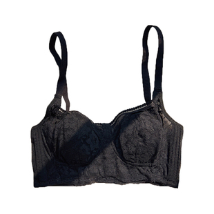 月诗风吟 超薄性感蕾丝鱼骨内衣大胸显小收副乳调整型兔耳朵文胸