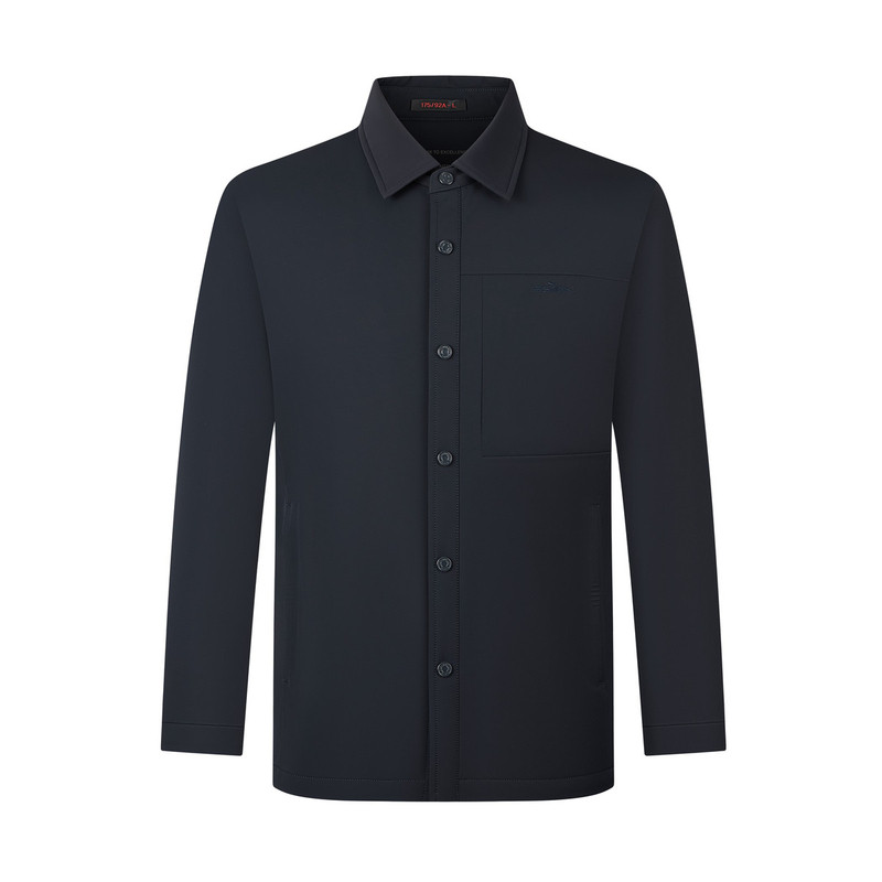 柒牌鹅绒保暖翻领羽绒服男