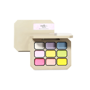 日式9色 固态眼影盘指甲油胶2026年新款光疗胶流行显白固体奶油胶