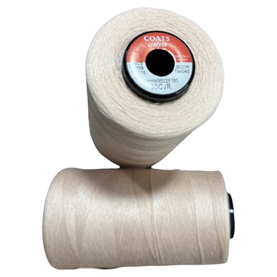 高士403缝纫线tex40大衣缝纫线3000M肤粉色雾霾蓝褐色黑