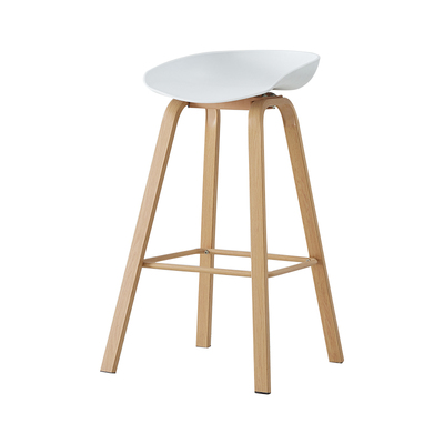 展会汽车4S店实木高脚凳吧台椅