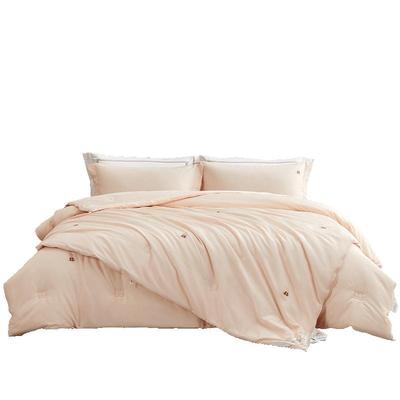 水星家纺100%桑蚕丝被结婚喜被