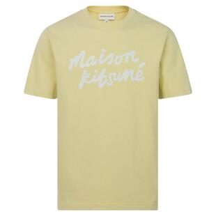 MAISON KITSUNE 春季新款经典字母男士休闲短袖T恤衫银泰百货