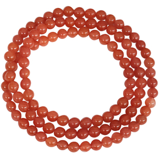 自然南红玛瑙108颗念珠南红手串女款时尚饰品原石手链配饰收藏