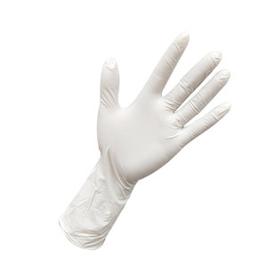 防滑白丁腈防水耐油耐酸碱实验劳保家务洗碗橡胶食品级丁腈手套