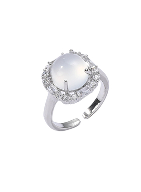 showdigu气质玉髓戒指