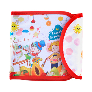 儿童绘画本宝宝涂色绘本幼儿园涂鸦画画本水彩笔填色可擦画画神器