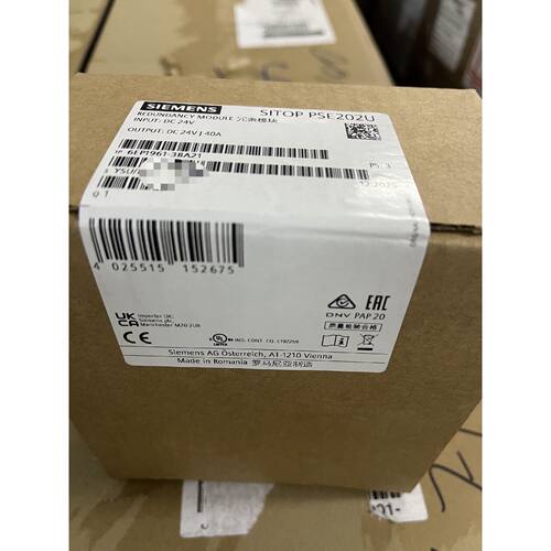 议价全新现货西门子SITOPPSE202U冗余电源6EP19613BA2124VDC40A