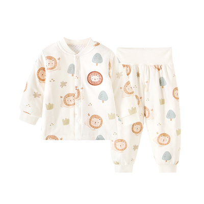 柠檬爬爬宝宝套装冬季加厚保暖