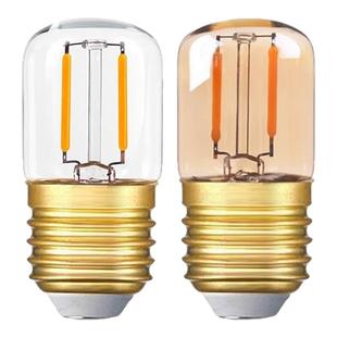 迷你小灯泡1瓦复古节能家用E27B22暖黄色卡扣T28调光节能灯小夜灯