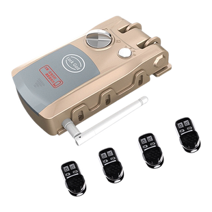 华星强家用隐形遥控锁通通智能门锁暗锁防盗锁隐藏锁涂鸦远程开锁