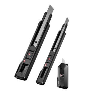 德力西美工刀快递刀刻刀拆快递神器开箱刀片壁纸刀包裹迷你大号