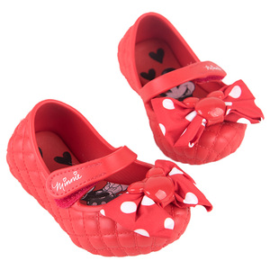 巴西本土品牌果冻鞋正品现货米奇蝴蝶结女童芭蕾舞鞋单鞋香香鞋