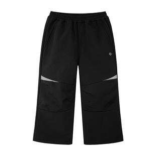 左西童装男童软壳工装裤秋冬款儿童冬季保暖长裤2025新款洋气裤子