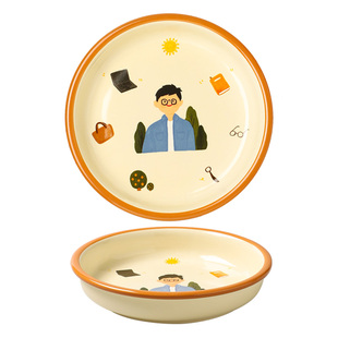 舍里亲子碗一家三口饭碗家庭碗筷专人专用餐具乔迁新居礼物伴手礼