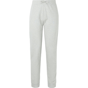 【折扣】A.P.C.男士锥形品牌标志印花纯棉平纹布休闲裤