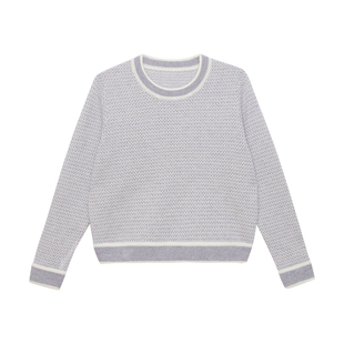 新疆天山羊绒GTS圆领女套衫 LT12T0149G【梵高二重奏】圆领女套衫