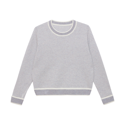 新疆天山羊绒GTS圆领女套衫 LT12T0149G【梵高二重奏】圆领女套衫