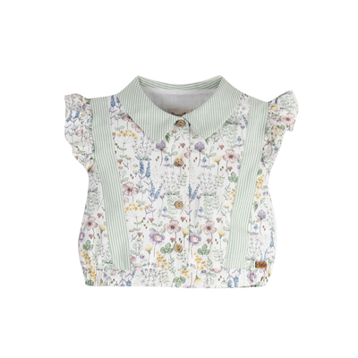 3件5折西班牙popelin春夏秒杀合集24上衣半裙花苞裤背带裤包屁衣