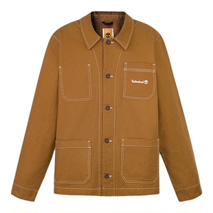 Timberland添柏岚官方男装工装夹克新款户外休闲舒适帆布|0YH32
