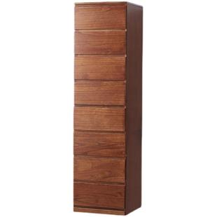 实木抽屉式收纳柜子整装50长深家用卧室窄缝多层夹缝隙储物小边橱