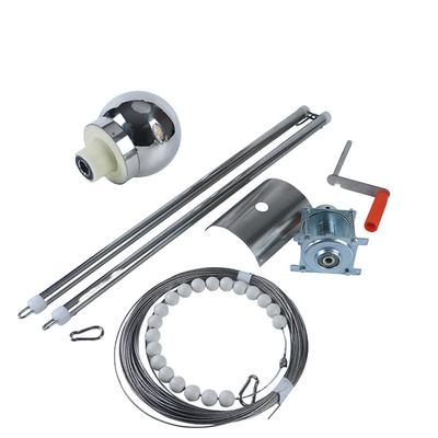 宇恺旗杆配件63mm89上口用顺风球