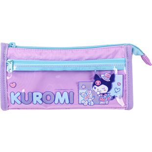 广博三丽鸥小学生笔袋五层大容量糖果色铅笔袋高颜值ins风库洛米文具盒美乐蒂文具笔袋女孩小学生小众不撞款