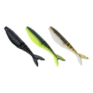 YAMAMOTO雅玛莫托多节鱼ZAKO软饵叉尾拟饵挡水板JIG拖尾路亚假饵