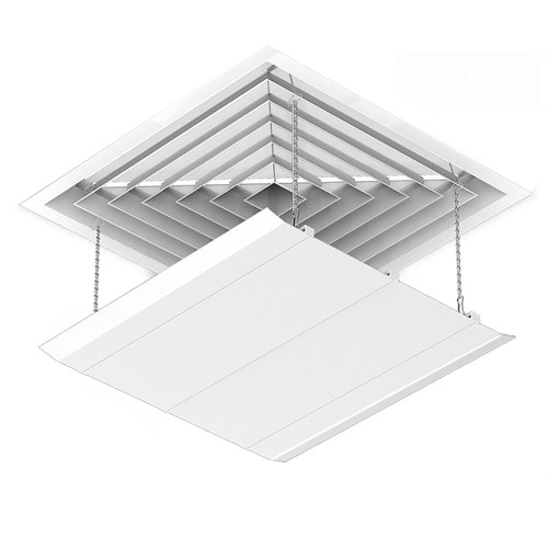 正方形中央空调挡风板天花风管机空调出风口挡板板导风板防直吹