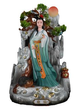 拜月白姑娘白哥哥白太爷白奶摆件