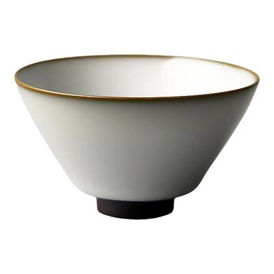 官窑斗笠主人杯压手杯开片可养