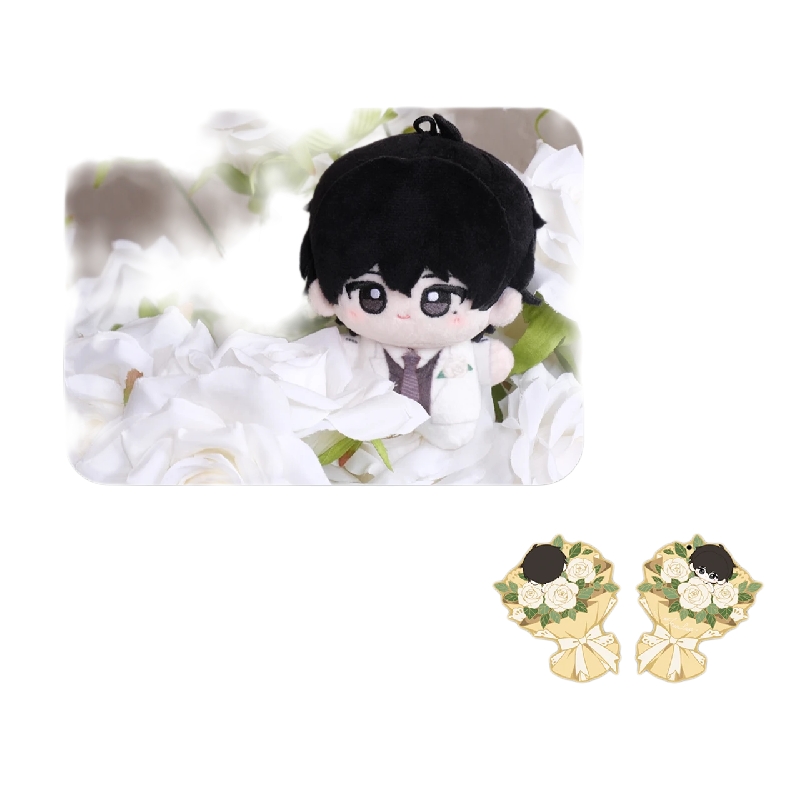 哔哩哔哩2025栗汀 伪装学渣 flower wedding系列 毛绒摆件 谢俞款