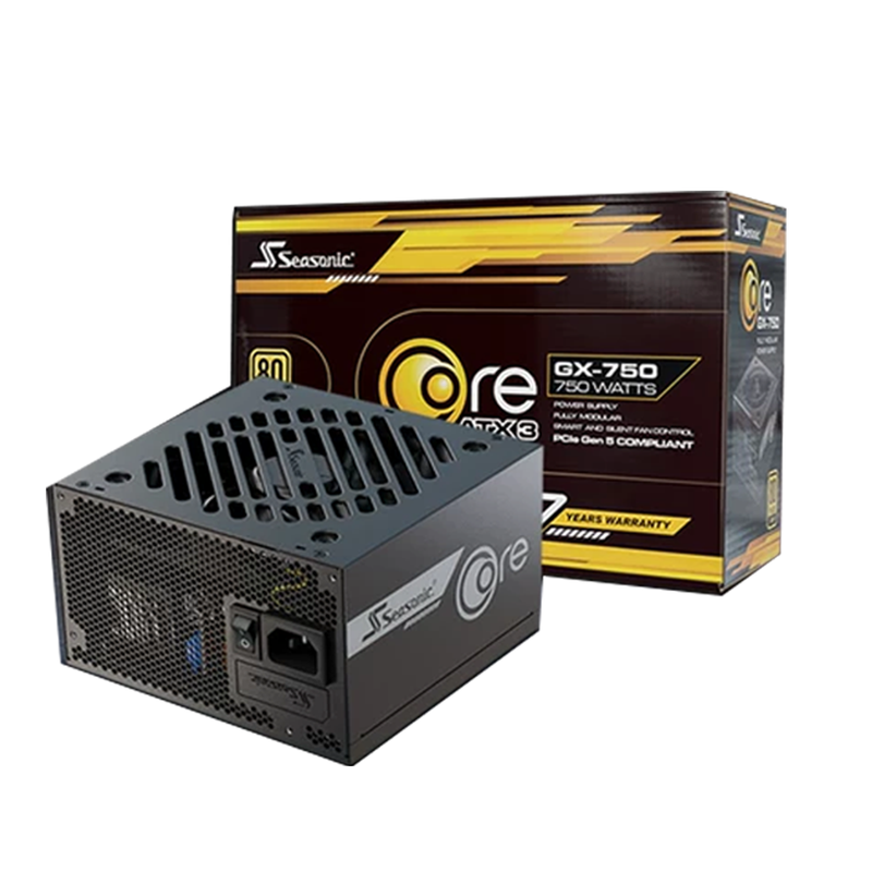 海韵CORE GX750W 650W电源FOCUS台式机电脑电源850w主机金牌1000W