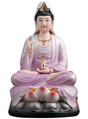 杨柳观音坐像摆件南海观世音菩萨