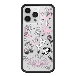 Nessa Barrett x Wildflower联名手机壳适用苹果iPhone16/15/14/13/Pro/Max硬壳全包防摔保护套欧美时尚wf