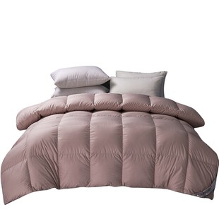 五星级酒店京希尔顿匈牙利白鹅绒冬被子家用加厚保暖羽绒春秋被芯