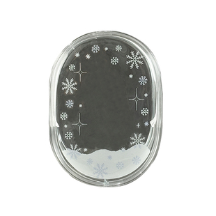 雪花透明娃包10cm14cm棉花娃娃收纳袋遛娃包防尘玩偶保护套痛包