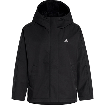 Adidas/阿迪达斯正品2025冬季款女士日常连帽宽松休闲外套KS2782