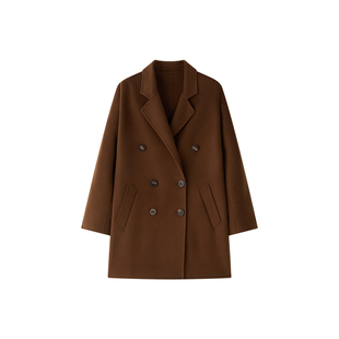 TEASEL「INIFINITY ALXA」工艺升级14.5微米101801短款纯羊绒大衣