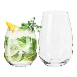 KROSNO进口无脚红酒杯北欧晶质玻璃杯家用水杯O型洋酒杯葡萄酒杯