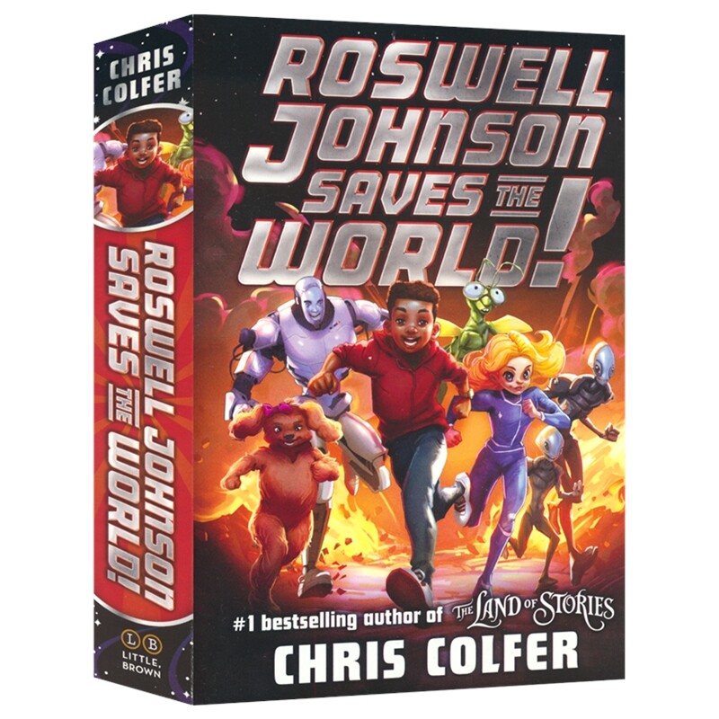Roswell Johnson Saves The World 罗斯威尔 · 约翰逊拯救世界 异世界童话之旅作者新作 英语科幻冒险小说 英文原版进口图书