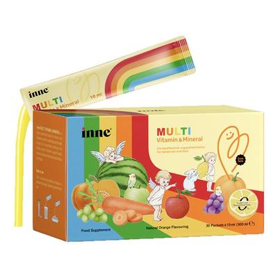 inne因你彩虹条多维锌婴幼儿多种维生素儿童复合维生素补锌免疫力
