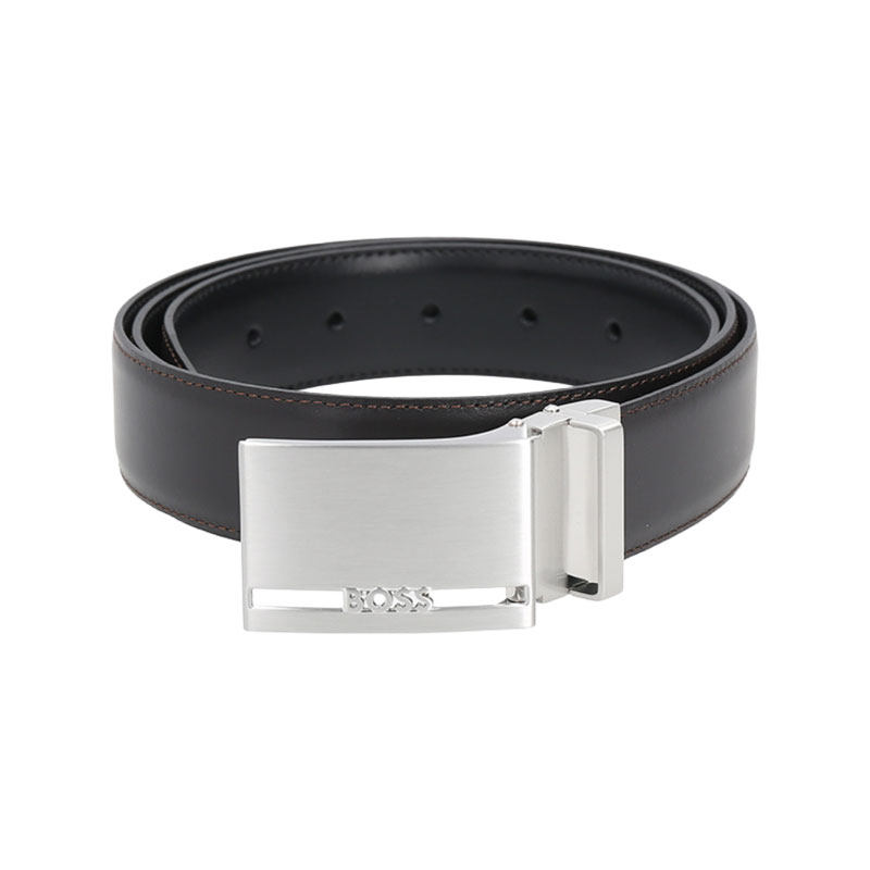 【自营】Hugo Boss 男士可裁剪可替换扣头双面腰带3.5cm 50481069