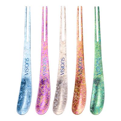 康宁纯钛水果叉子水果签高档精致小叉子蛋糕甜品叉餐叉雪糕小勺