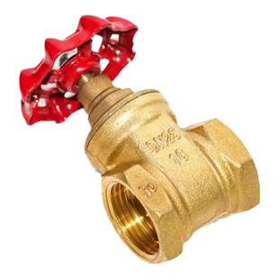 埃美柯169黄铜闸阀内螺纹闸阀自来水阀门开关家用全铜加厚