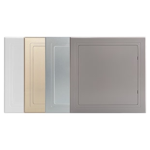 粘贴式检修口卫生间下水管道装饰盖免打孔自粘abs检查口遮挡盖板