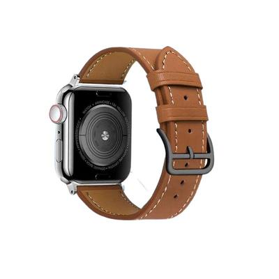 适用iWatchS9代87手表带真皮腕带