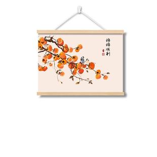 电表箱盒遮挡装饰画挂画配弱闸箱开关2024新款客厅餐厅墙壁挂轴画