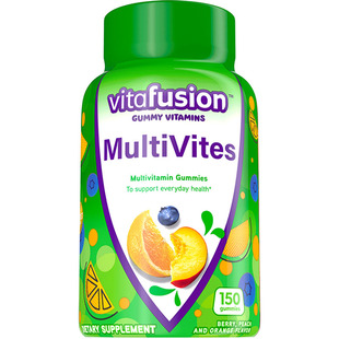 vitafusion女性多维复合维生素软糖女士元气糖维生素软糖150粒D