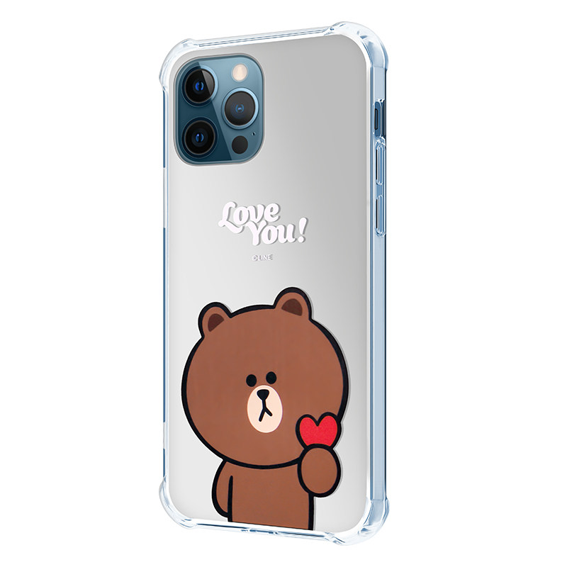 布朗熊iPhone12promax手机壳mini